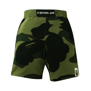 BAPE Giant 1st Camo Wide Fit Sweat Shorts 'Green'