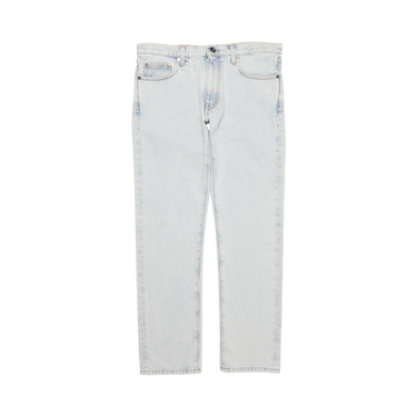 Off-White Diag Tab Arrow Slim Jean 'Bleach Blue'