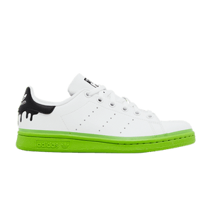 Adidas Stan Smith Big Kid 'Paint Drip - White Solid Green'