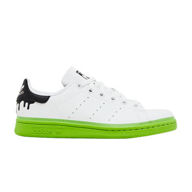 Adidas Stan Smith Big Kid 'Paint Drip - White Solid Green'