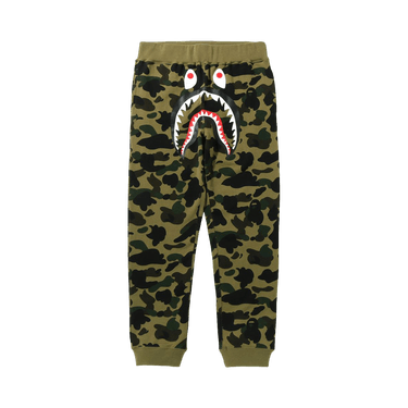 BAPE 1st Camo Shark Slim Sweatpants 'Green'