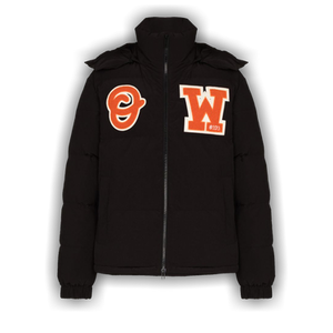 Off-White Patch Puffer 'Black/Orange'
