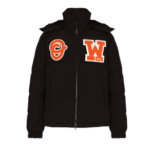 Off-White Patch Puffer 'Black/Orange'