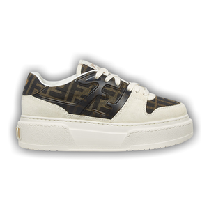 Fendi Wmns Match Platform 'FF Motif - White Brown'