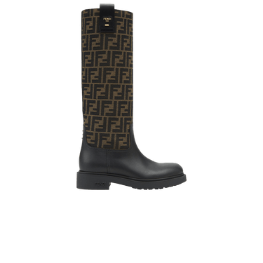 Fendi Wmns Filo Boot 'FF Motif - Brown'