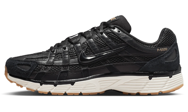 Nike P-6000 'Black Metallic Gold Grain Sail'