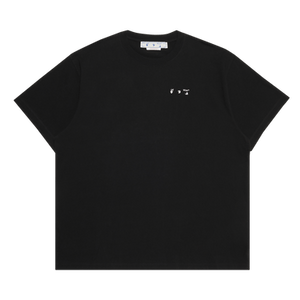Off-White Caravag Paint Over Short-Sleeve Tee 'Black'
