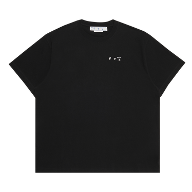 Off-White Caravag Paint Over Short-Sleeve Tee 'Black'