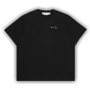 Off-White Caravag Paint Over Short-Sleeve Tee 'Black'
