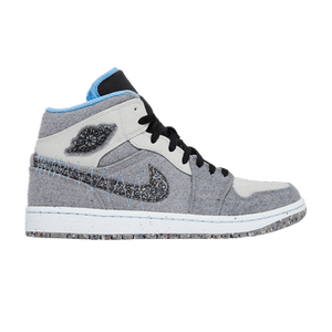 Air Jordan 1 Mid 'Crater Grey University Blue'