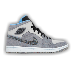 Air Jordan 1 Mid 'Crater Grey University Blue'
