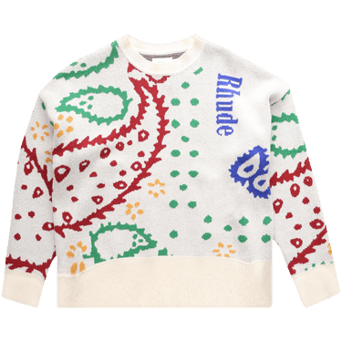Rhude Bandana Knit 'Crème/Multicolor'