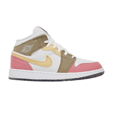 Air Jordan 1 Mid SE GS 'Pastel Grind'