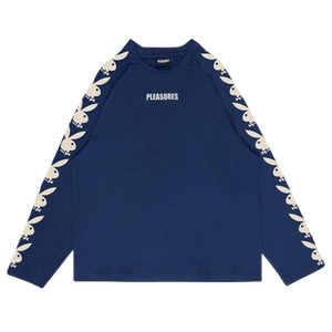 Pleasures PB Raglan Long-Sleeve 'Navy'