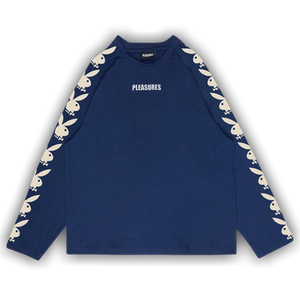 Pleasures PB Raglan Long-Sleeve 'Navy'