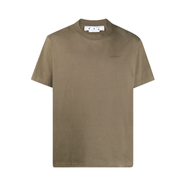 Off-White Diag Tab Slim Tee 'Army'