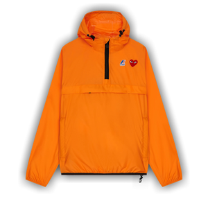 Comme des Garçons PLAY x K-Way Half-Zip Packable Jacket 'Orange'