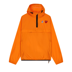 Comme des Garçons PLAY x K-Way Half-Zip Packable Jacket 'Orange'