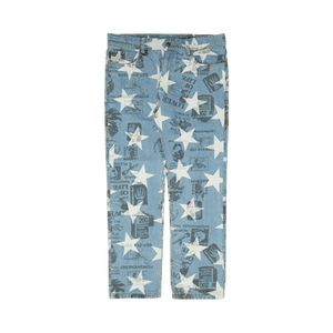 Pleasures Poppy Denim Pant 'Blue'