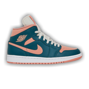 Wmns Air Jordan 1 Mid 'Dark Teal Green'
