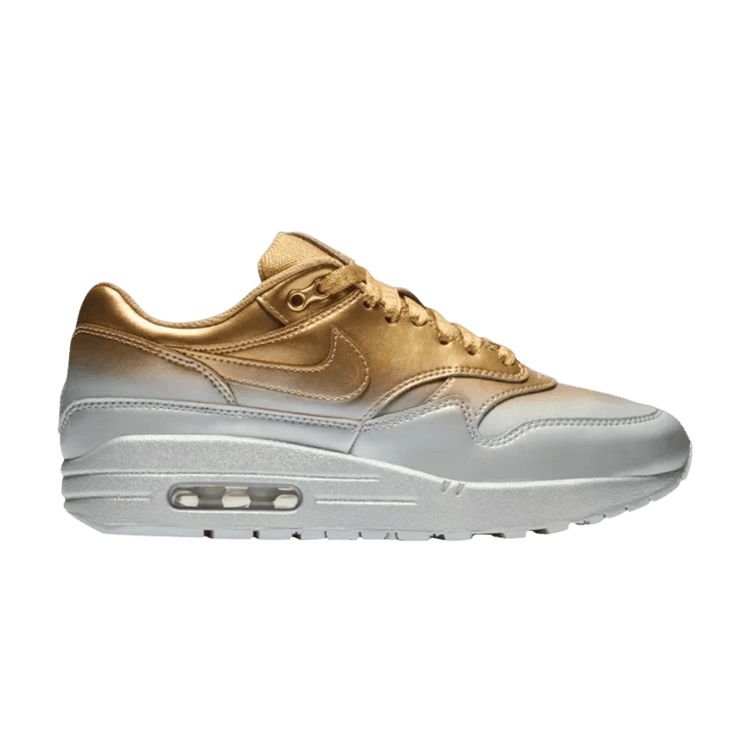 Nike Wmns Air Max 1 LX 'Metallic Gold Platinum' 917691 700