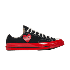 Comme des Garçons Play x Converse Chuck 70 Low 'Black Red'