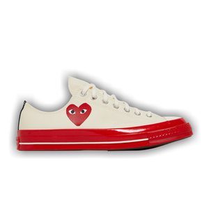 Comme des Garçons Play x Converse Chuck 70 Low 'Pristine Red'