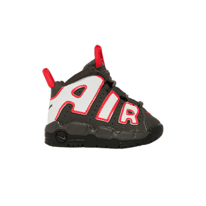 Nike Air More Uptempo TD 'Medium Ash Siren Red White'