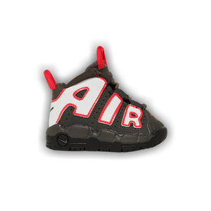 Nike Air More Uptempo TD 'Medium Ash Siren Red White'