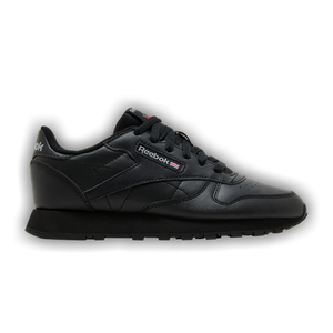 Reebok Classic Leather Big Kid 'Triple Black'