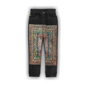 Pleasures Walk On Me Rug Denim Pant 'Black'