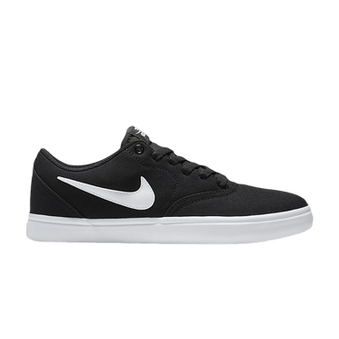 Nike Wmns Check Solarsoft Canvas SB 'Black Platinum'