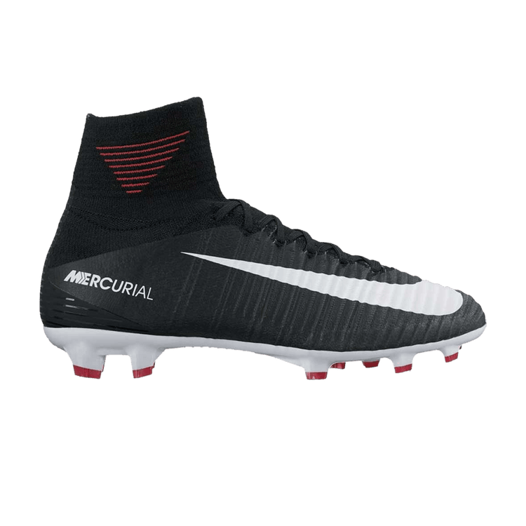Nike Mercurial SuperFly 5 FG GS 'Black White' 921526 002