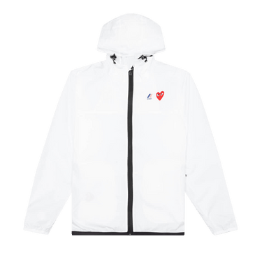 Comme des Garçons PLAY x K Way Full Zip Jacket 'White'