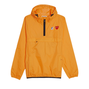 Comme des Garçons PLAY x K Way Half Zip Jacket 'Orange'