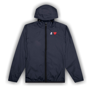 Comme des Garçons PLAY x K Way Full Zip Jacket 'Navy'