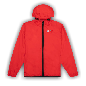 Comme des Garçons PLAY x K Way Full Zip Jacket 'Red'