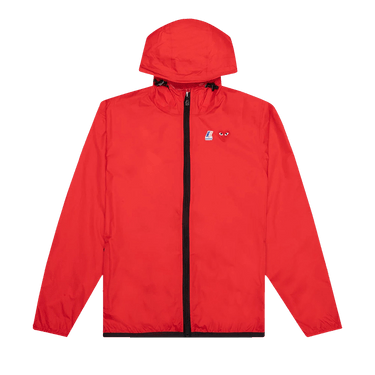 Comme des Garçons PLAY x K Way Full Zip Jacket 'Red'