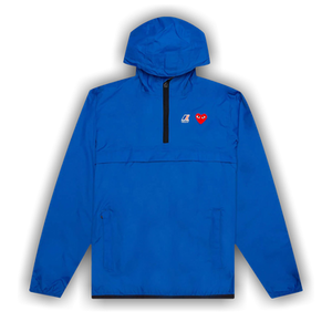 Comme des Garçons PLAY x K Way Half Zip Jacket 'Blue'