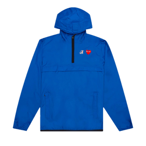 Comme des Garçons PLAY x K Way Half Zip Jacket 'Blue'