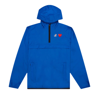 Comme des Garçons PLAY x K Way Half Zip Jacket 'Blue'