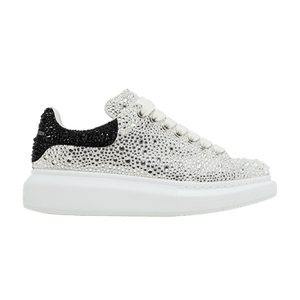 Alexander McQueen Wmns Oversized Sneaker 'White Black Crystal'