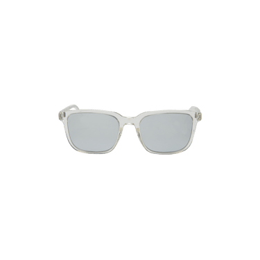Dior Crystal Tone Rectangular Sunglasses 'Silver'
