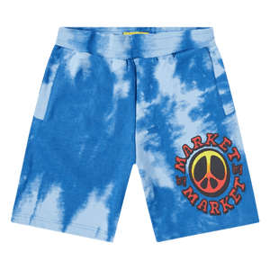 Market Cali Lock Gradient Tie Dye Sweatshorts 'Blue Tie Dye'