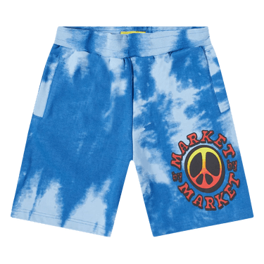 Market Cali Lock Gradient Tie Dye Sweatshorts 'Blue Tie Dye'