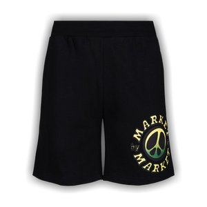 Market Cali Lock Gradient Sweatshorts 'Black Overdye'