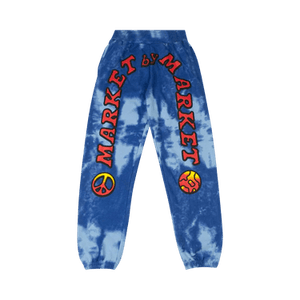 Market Cali Lock Gradient Tie Dye Sweatpants 'Blue Tie Dye'