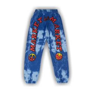 Market Cali Lock Gradient Tie Dye Sweatpants 'Blue Tie Dye'