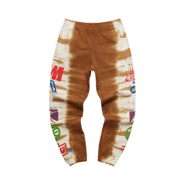 Market Air Transit Puff Tie Dye Sweatpants 'Brown Tie Dye'