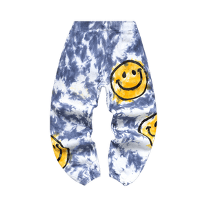 Market Smiley Sun Dye Sweatpants 'Yellow Blue Tie Dye'